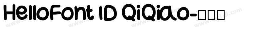 HelloFont ID QiQiao字体转换